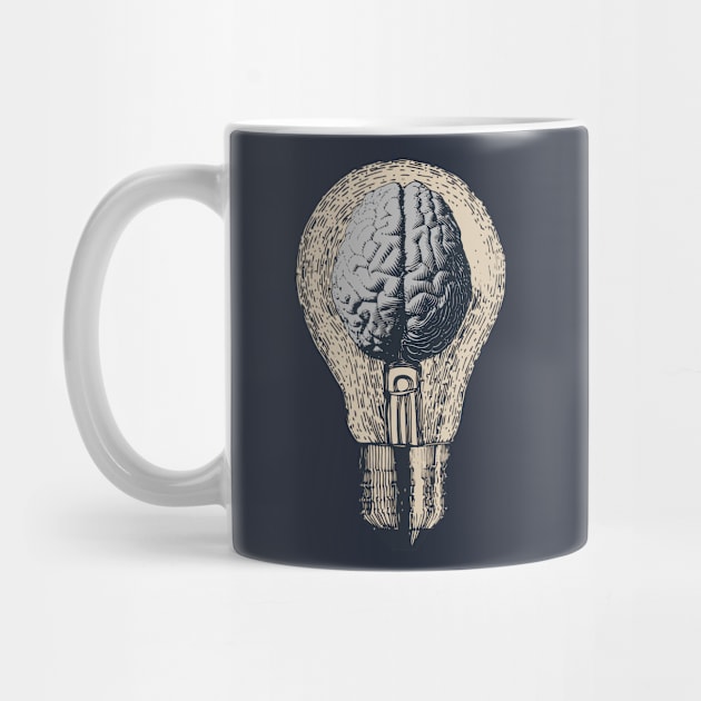 Bulb with Brain by Urbanic